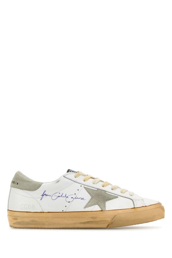 White leather Superstar sneakers - 1