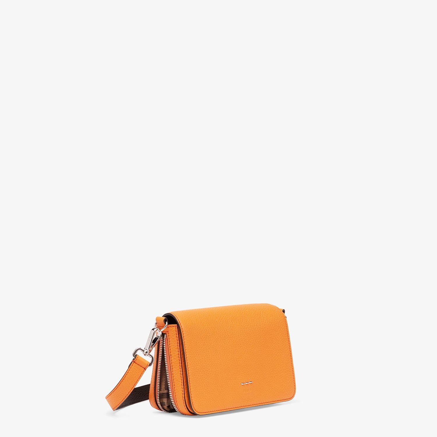 Orange leather bag - 3