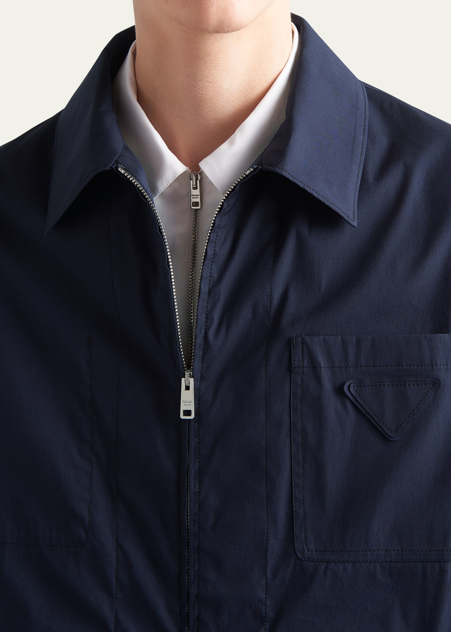 Men's Poplin Stretch Overshirt - 5