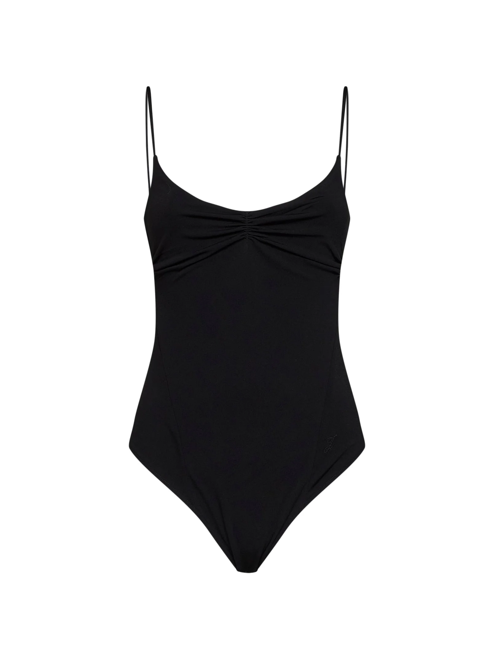Black stretch jersey The Pina second-skin bodysuit - 1