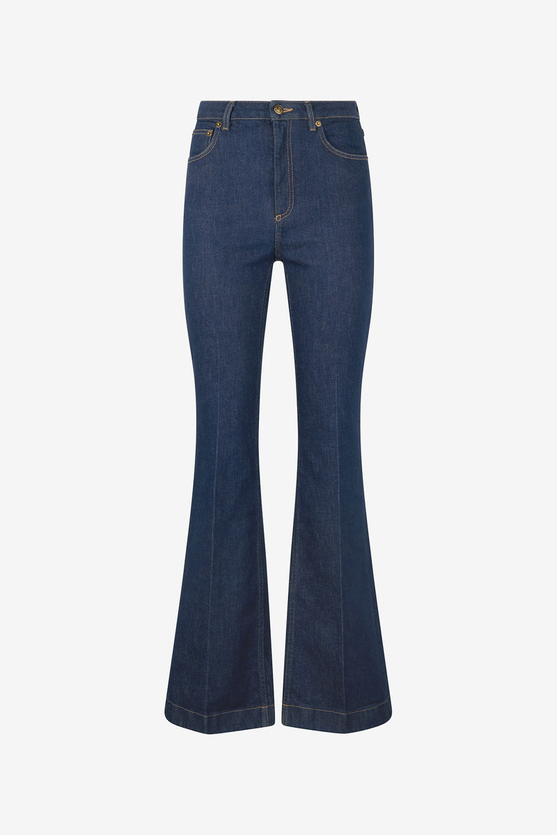 Five-Pocket Flared Jeans 1