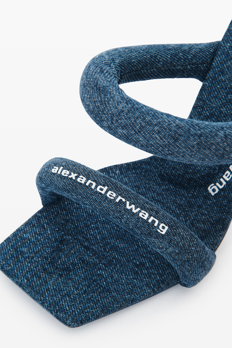 Alexander Wang Julie 105mm Tubular Square Toe Sandal outlook