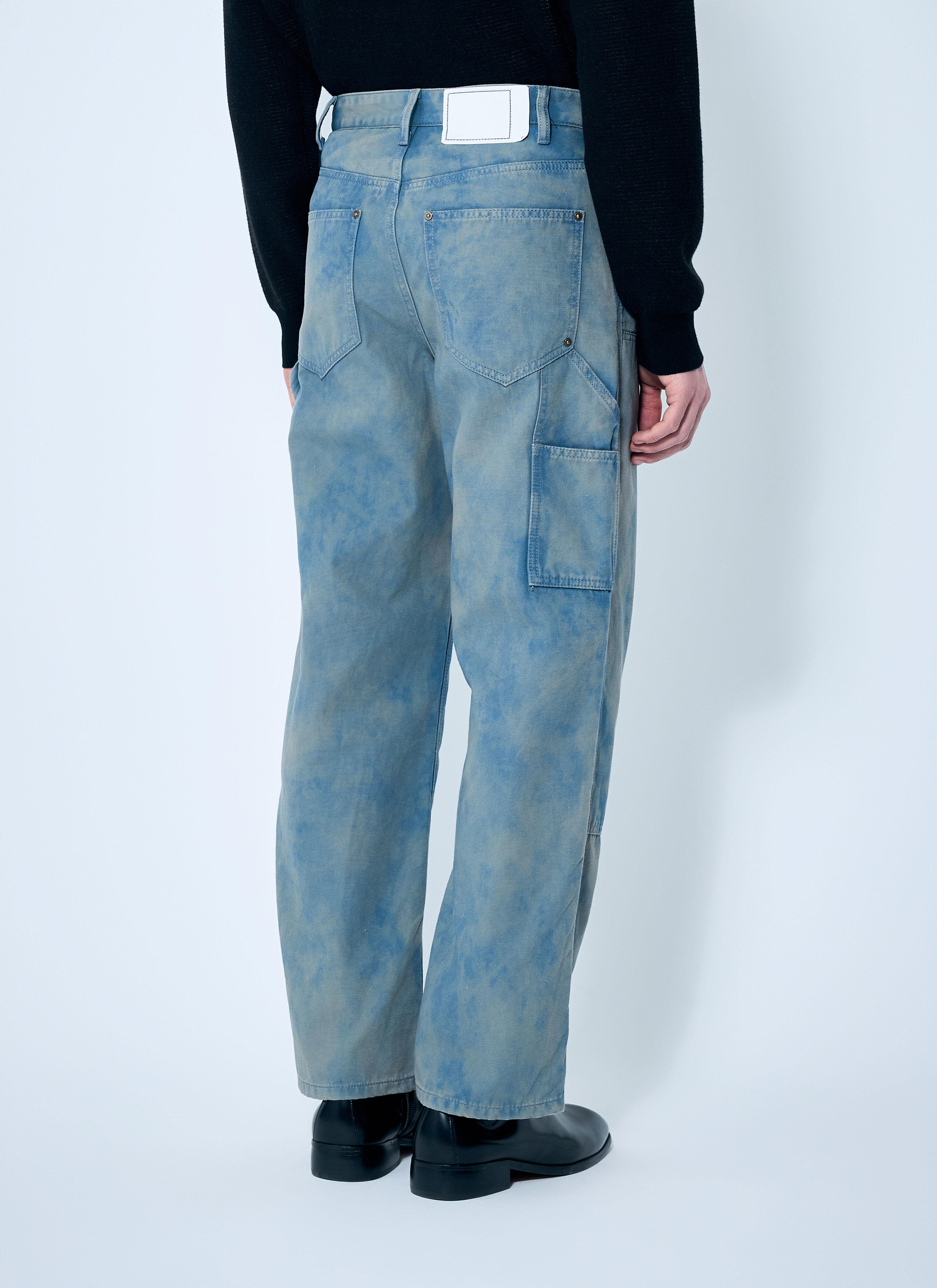 Bleached Double Knee Pants - 4