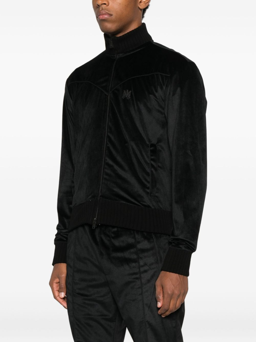 VELOUR ZIP-UP JACKET - 2