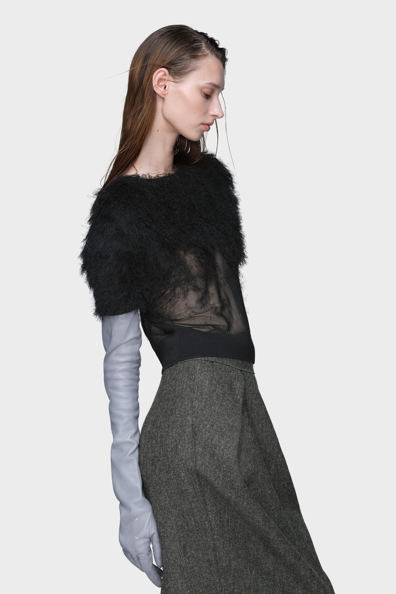 Retrograde silk knit top 3