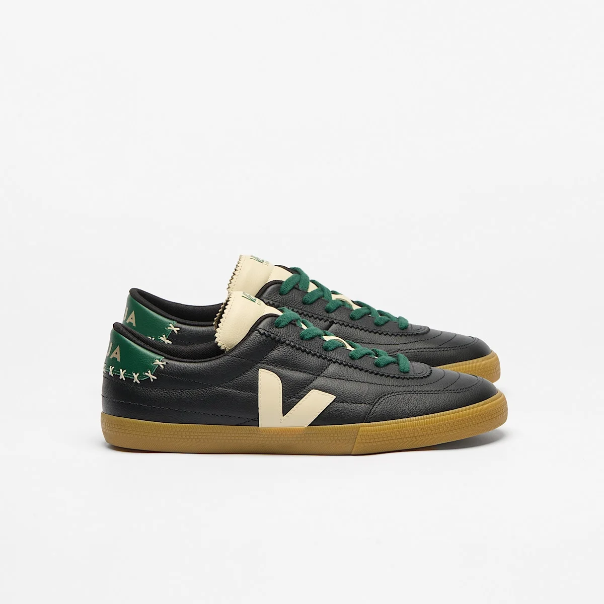 PANENKA LEATHER VEJA X LONDON BLACK CALCAIRE - 1
