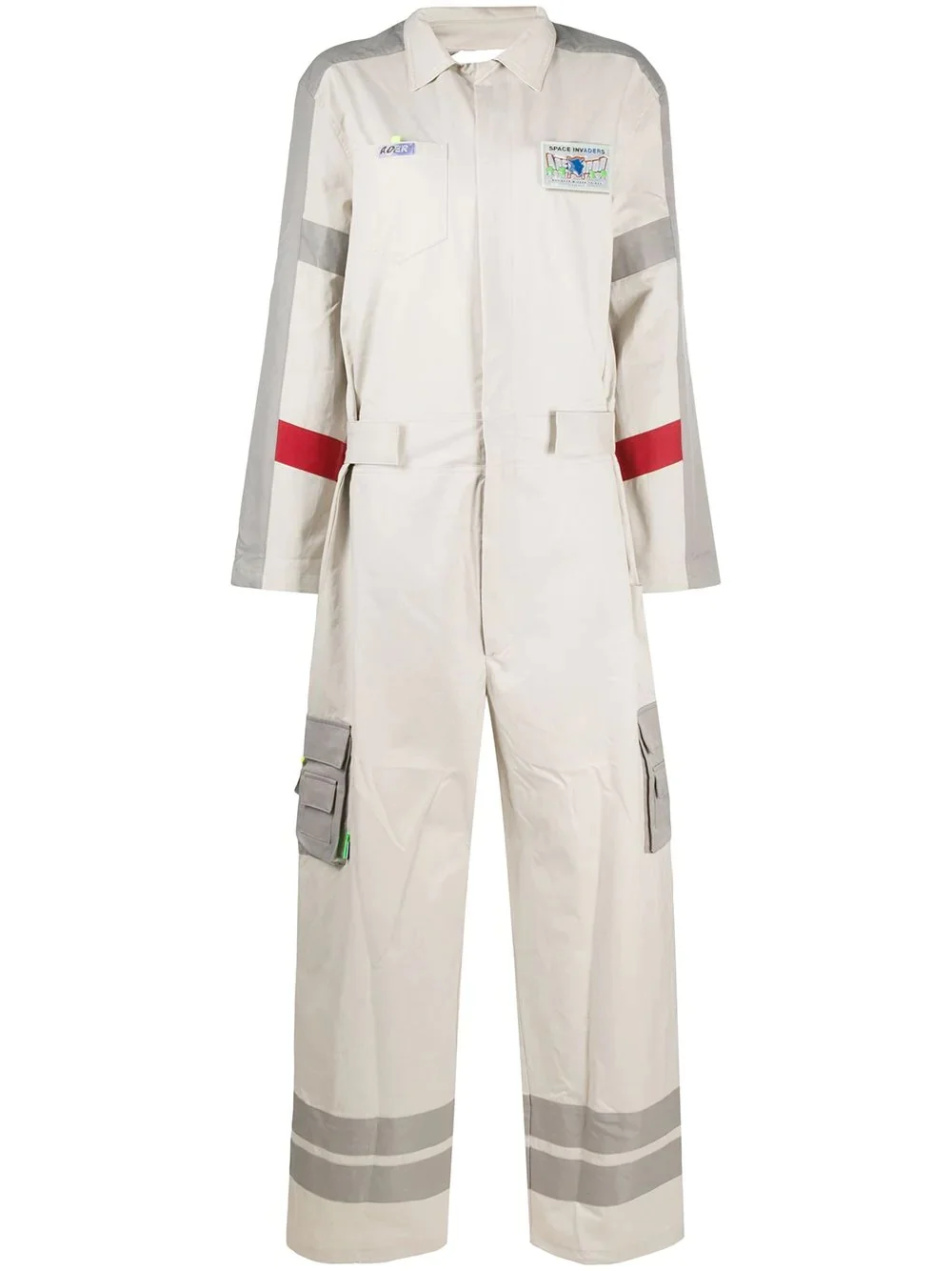 oversized colour block jumpsuit - 1