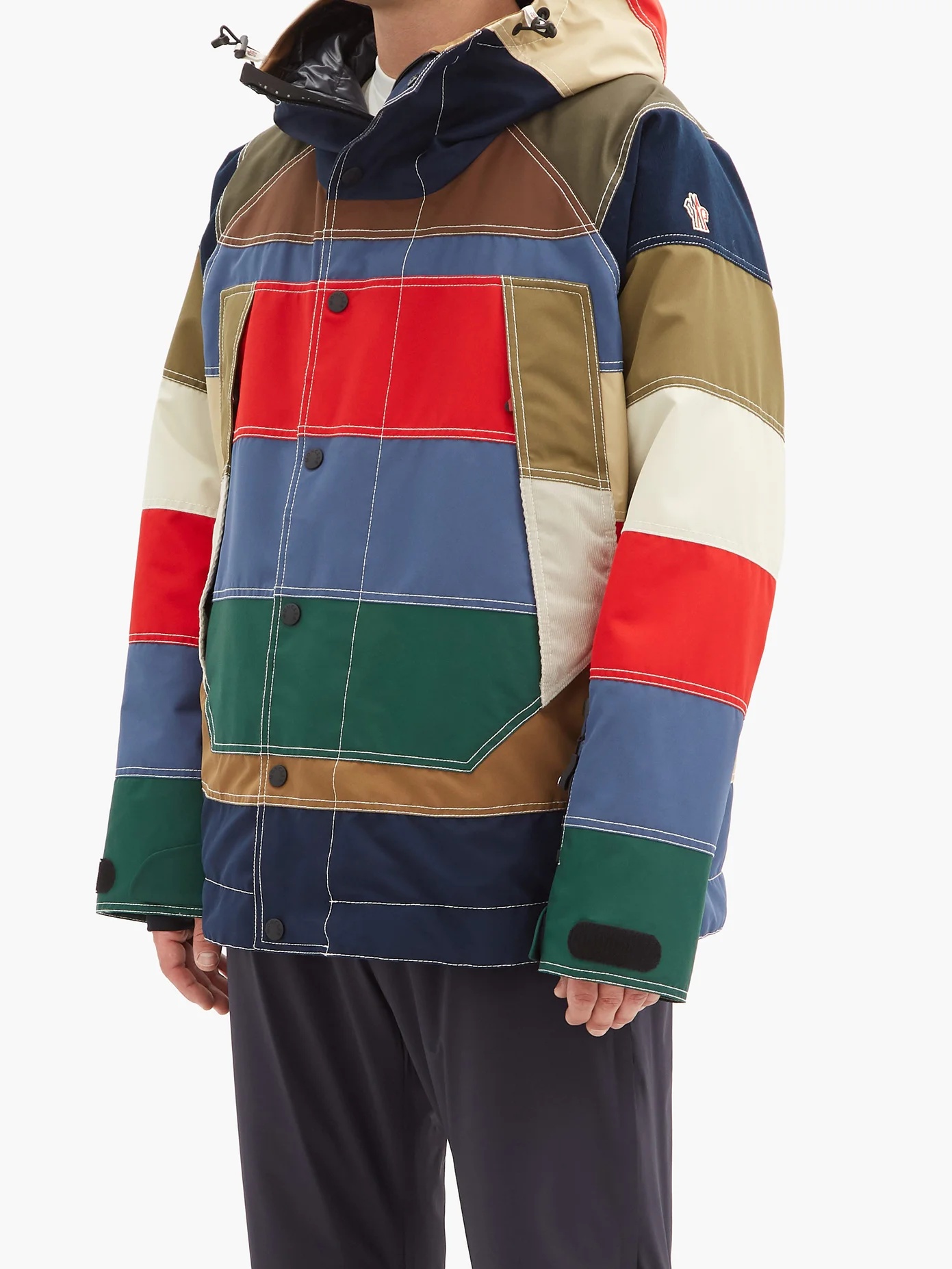 Chetoz striped down jacket - 2