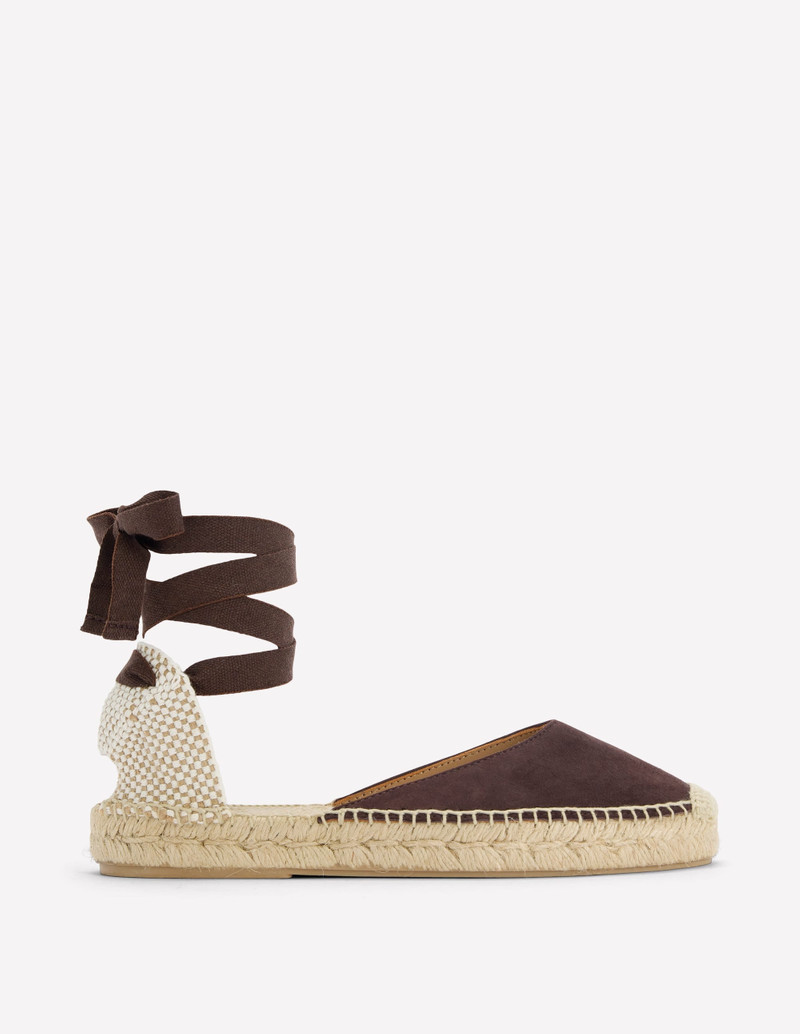 Cassie Flat Espadrilles-Bitter Chocolate 1