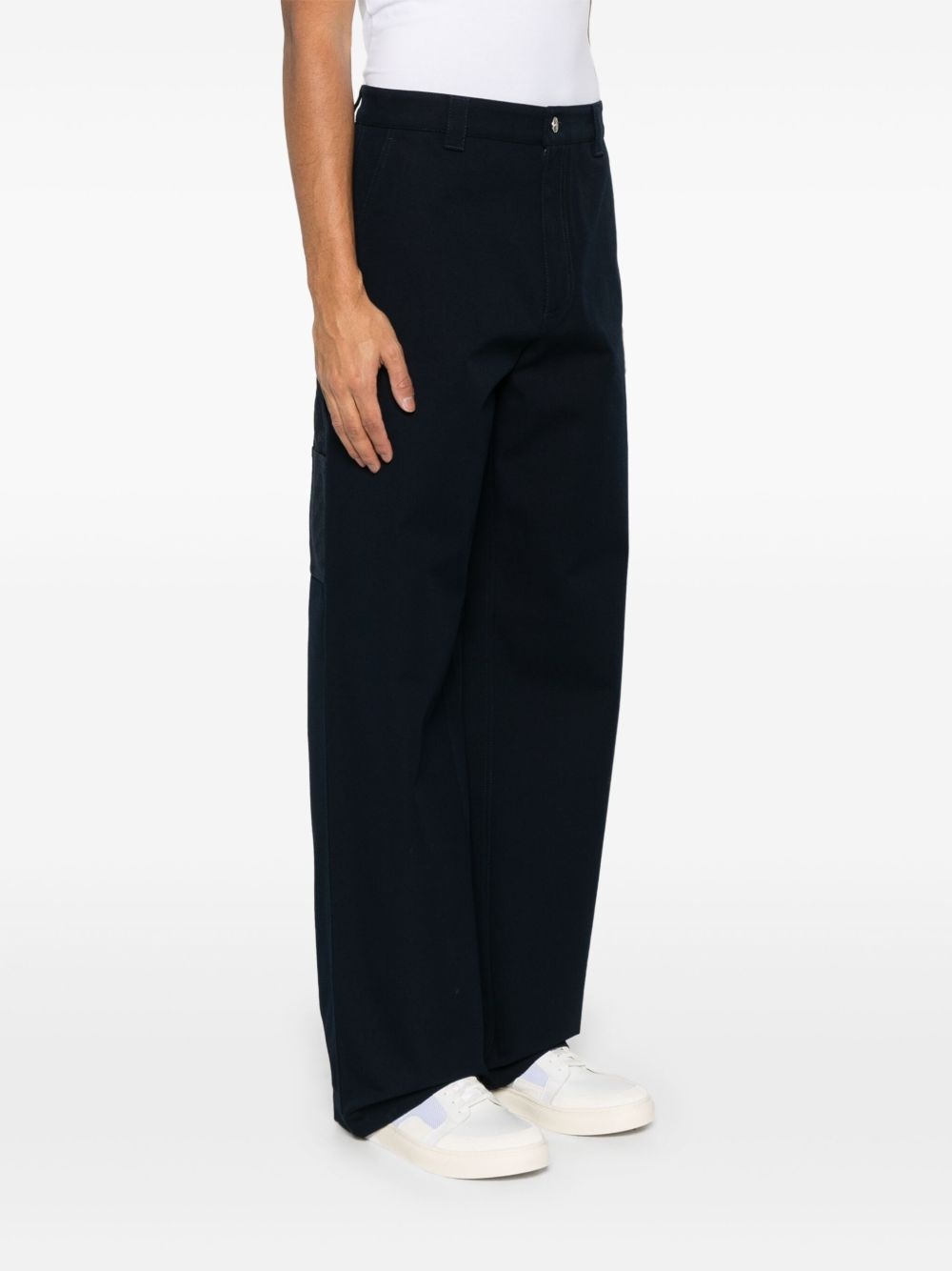 cotton canvas trousers - 3