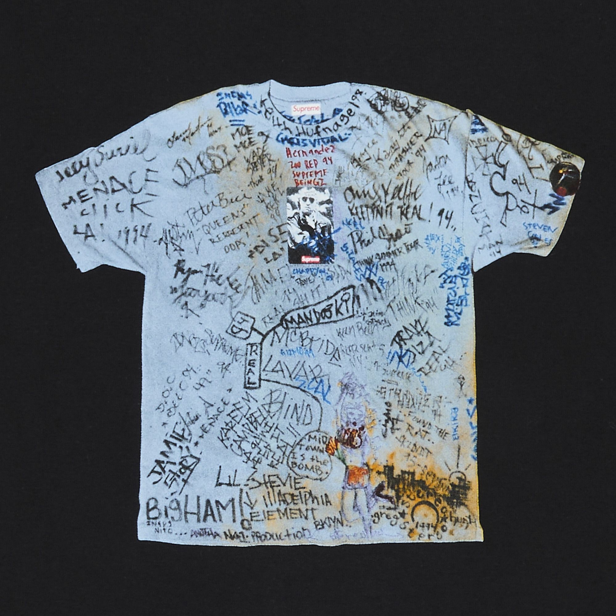Supreme First Tee 'Black' - 3