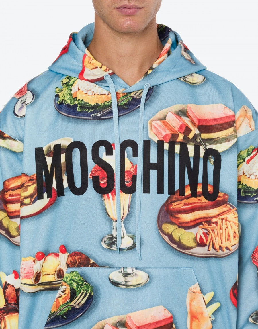 FOOD PRINT HOODIE - 4