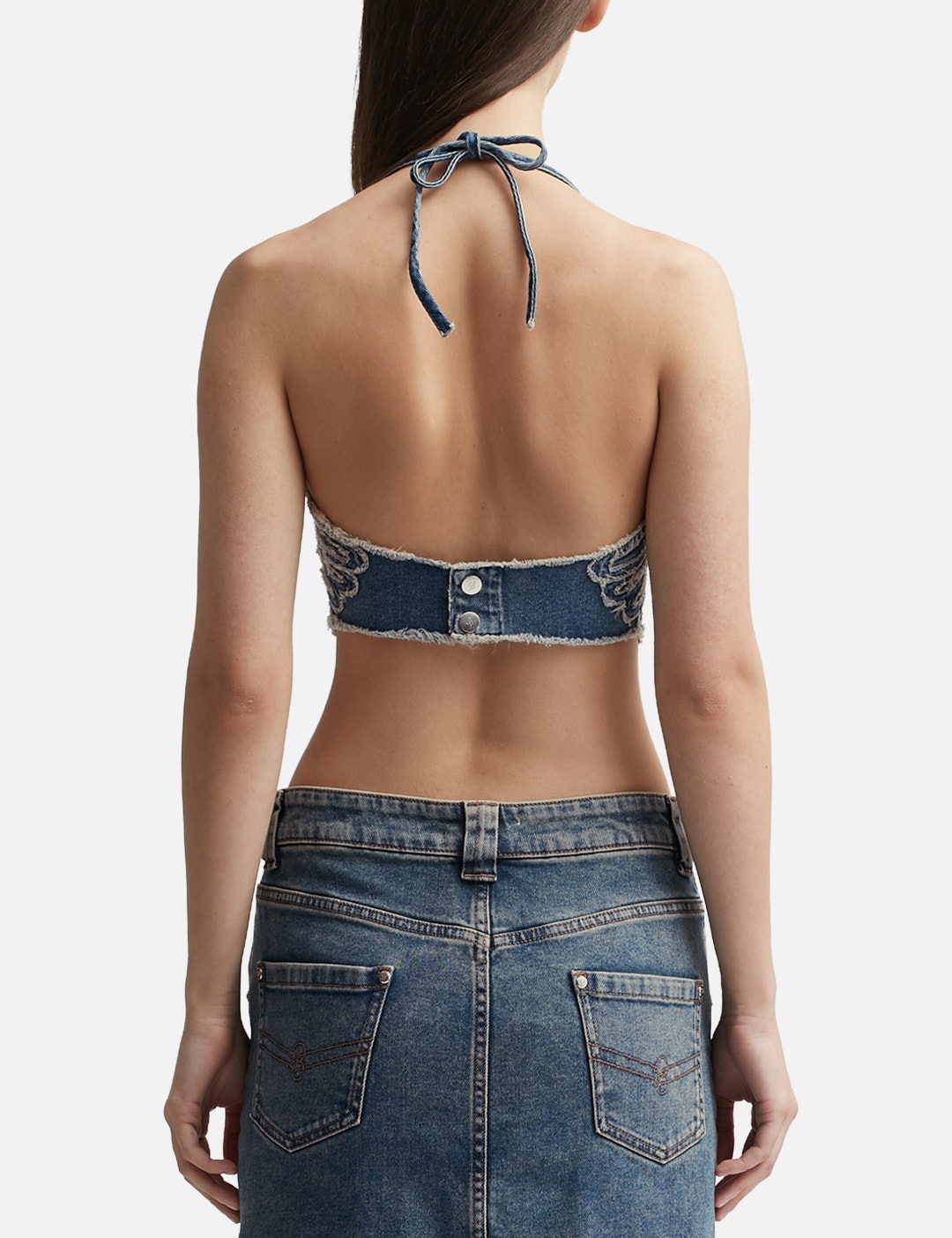 WING DENIM TOP - 3