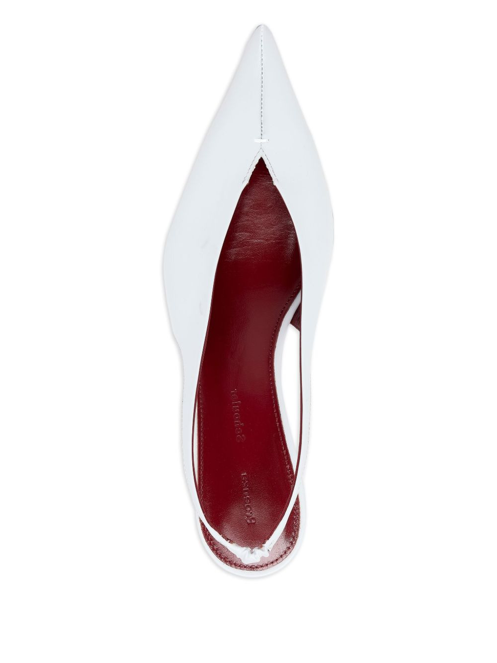 40mm leather heeled pumps - 3