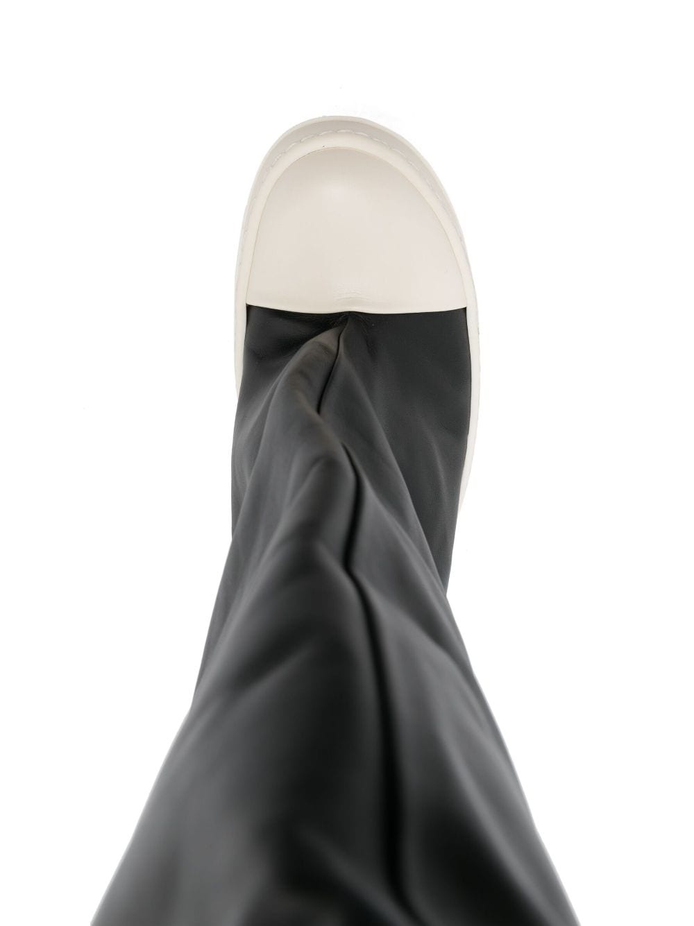 30mm contrast-toe thigh-high boots - 4