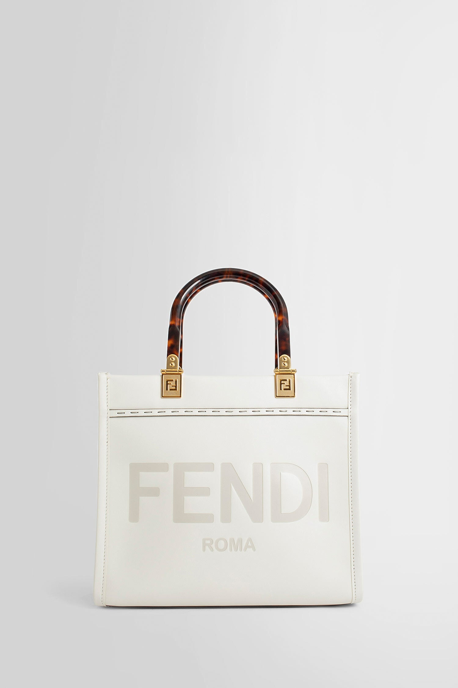 FENDI WOMAN WHITE TOTE BAGS - 1