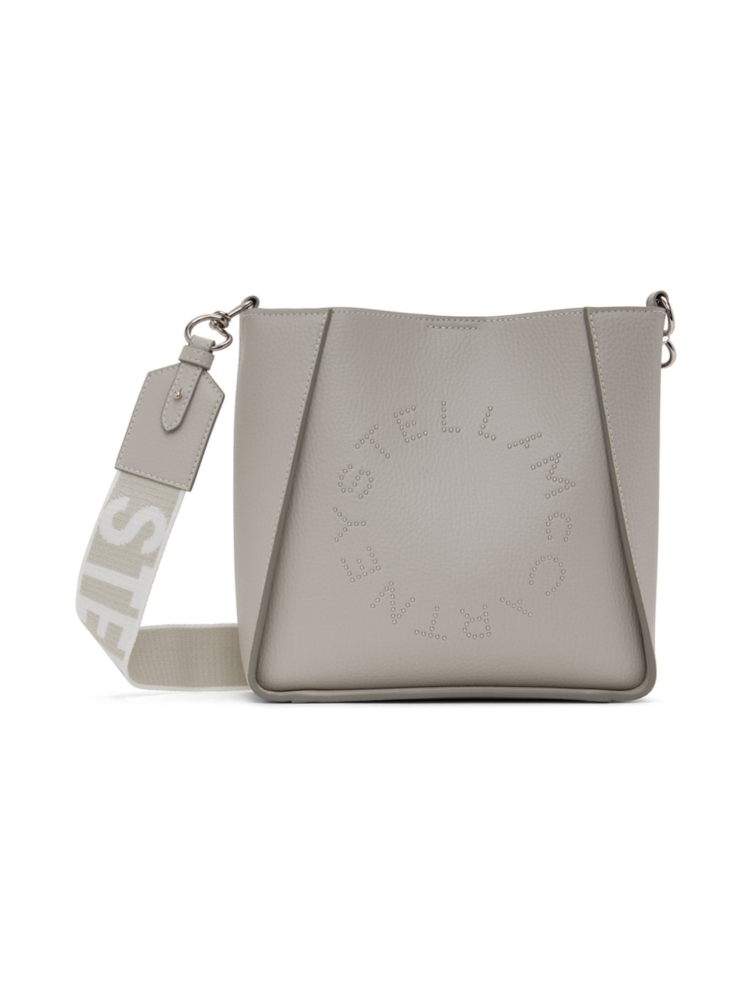 Gray Logo Crossbody Bag - 1