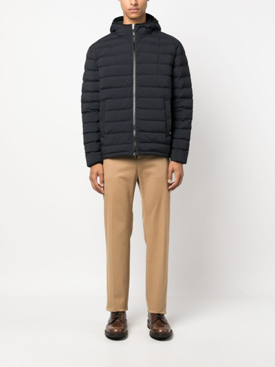 Herno padded-design hooded jacket outlook