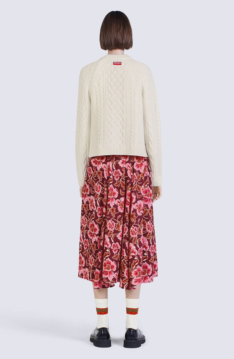 'Jungle Camo' midi skirt 4