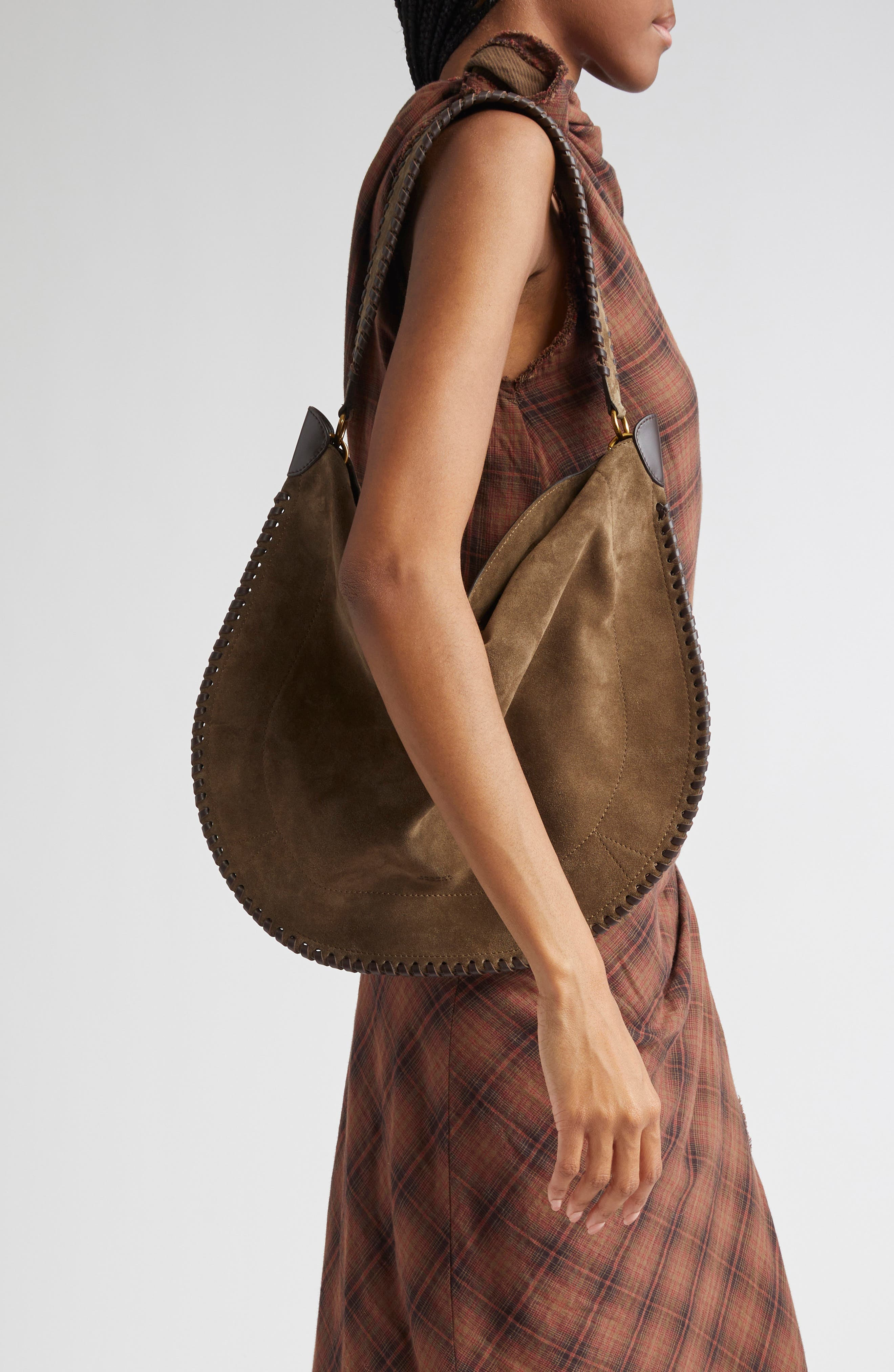 Isabel Marant Oskan Hobo Bag in Bronze at Nordstrom - 2