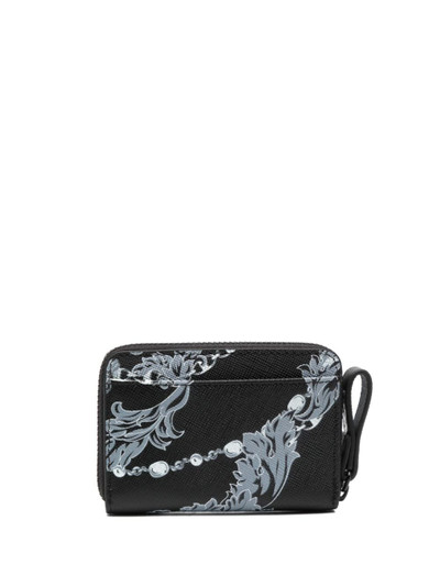 VERSACE JEANS COUTURE baroque-pattern leather wallet outlook
