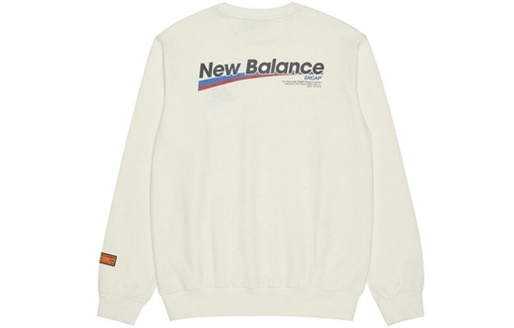 New Balance Unisex Round-neck Sweatshirt Ivory NCA34033-IV - 2