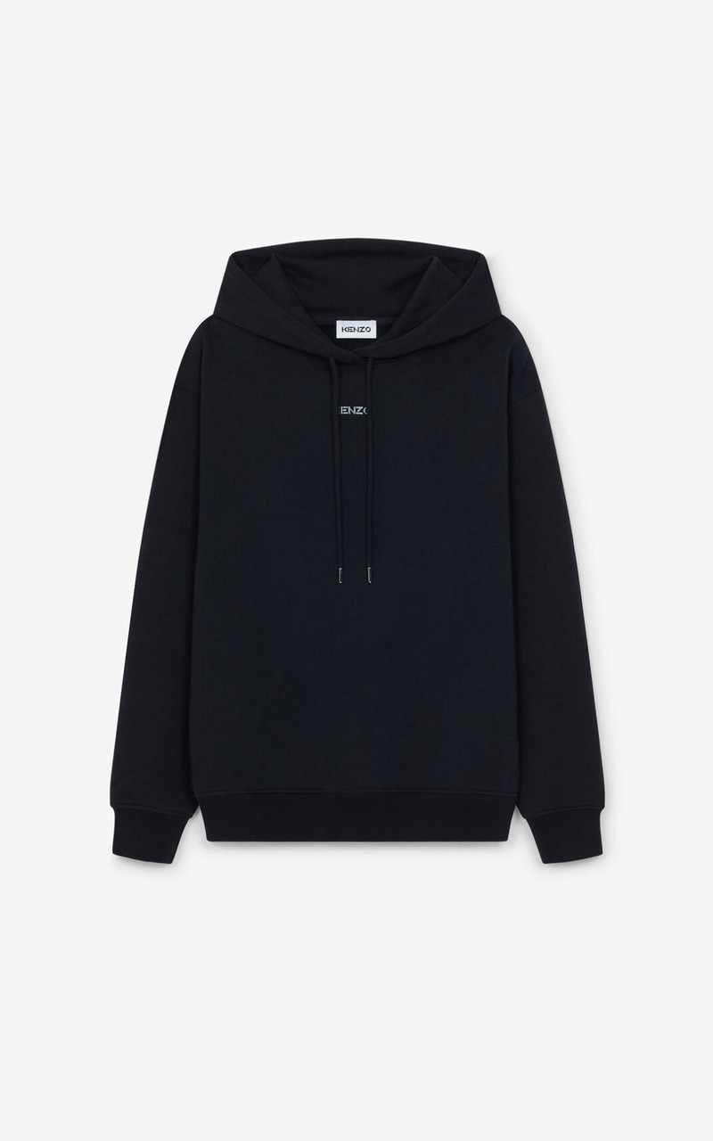 마이크로 KENZO 로고 후드 스웨터 - 1