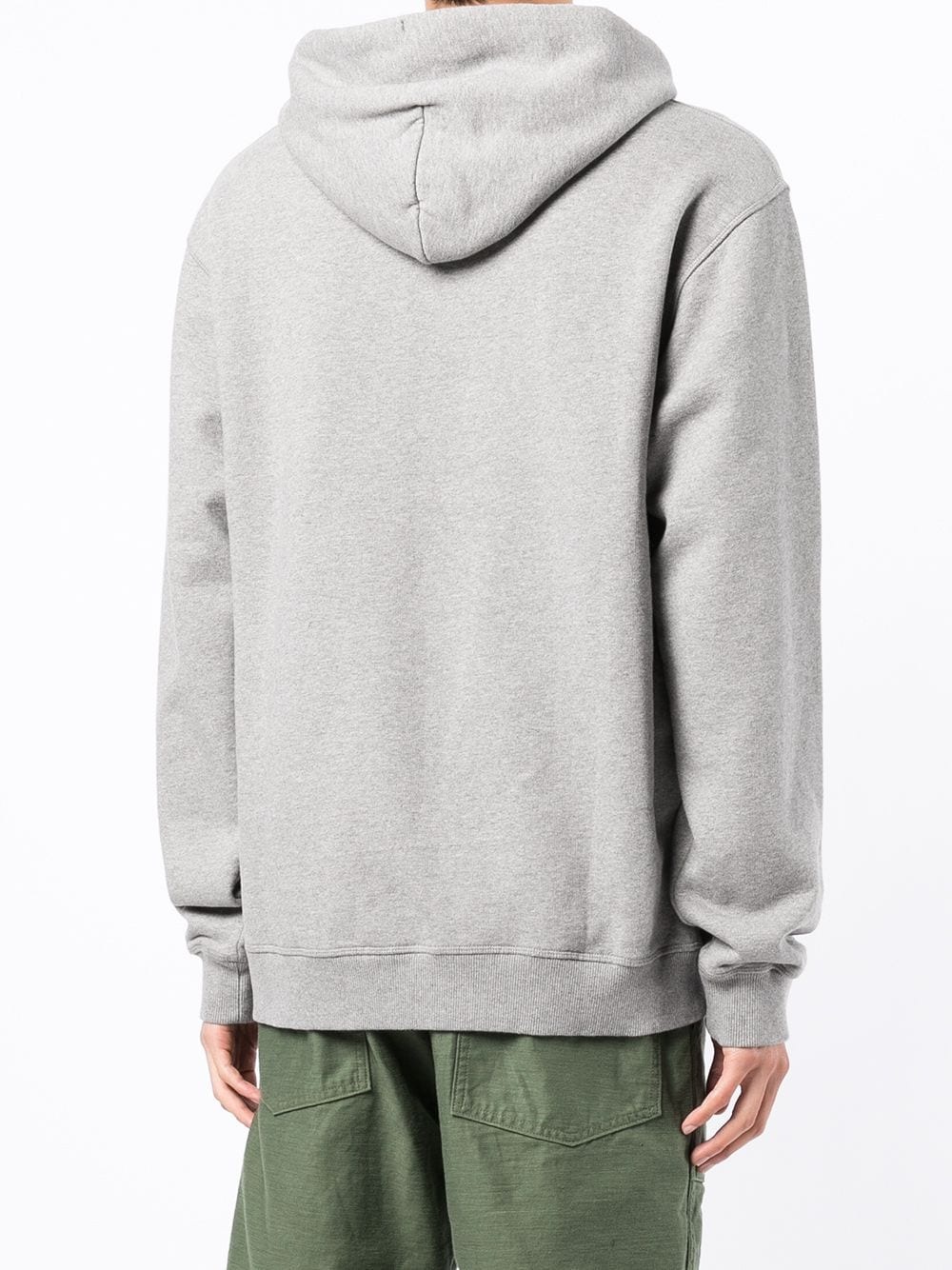 LOGO-PATCH COTTON HOODIE - 4