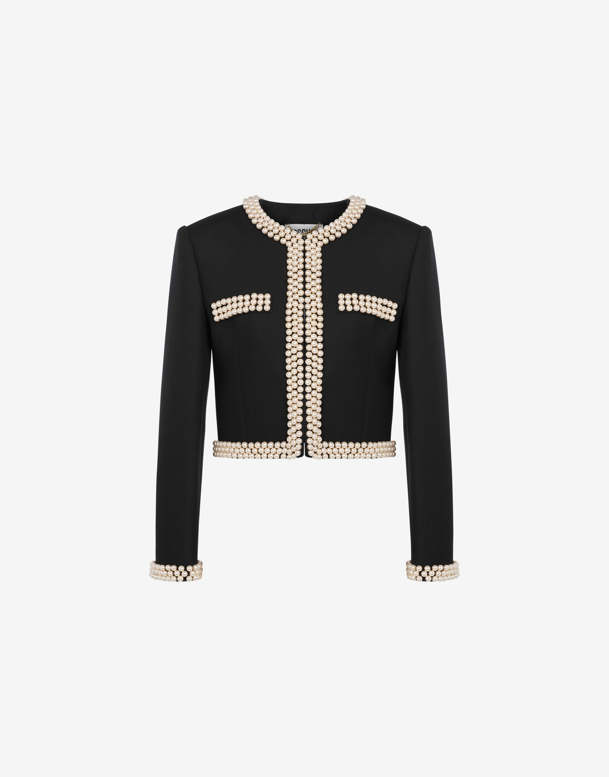 ARCHIVE CAPSULE JACKET WITH PEARLS - 1