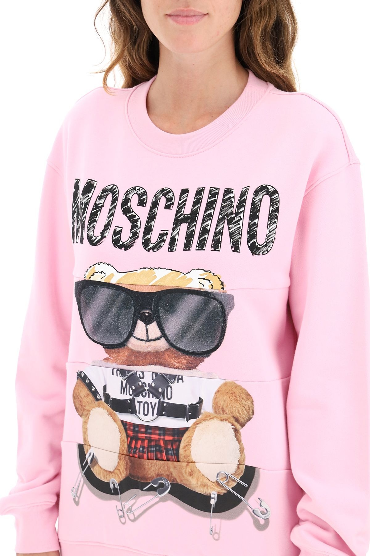 MIXED TEDDY BEAR CREWNECK SWEATSHIRT - 5