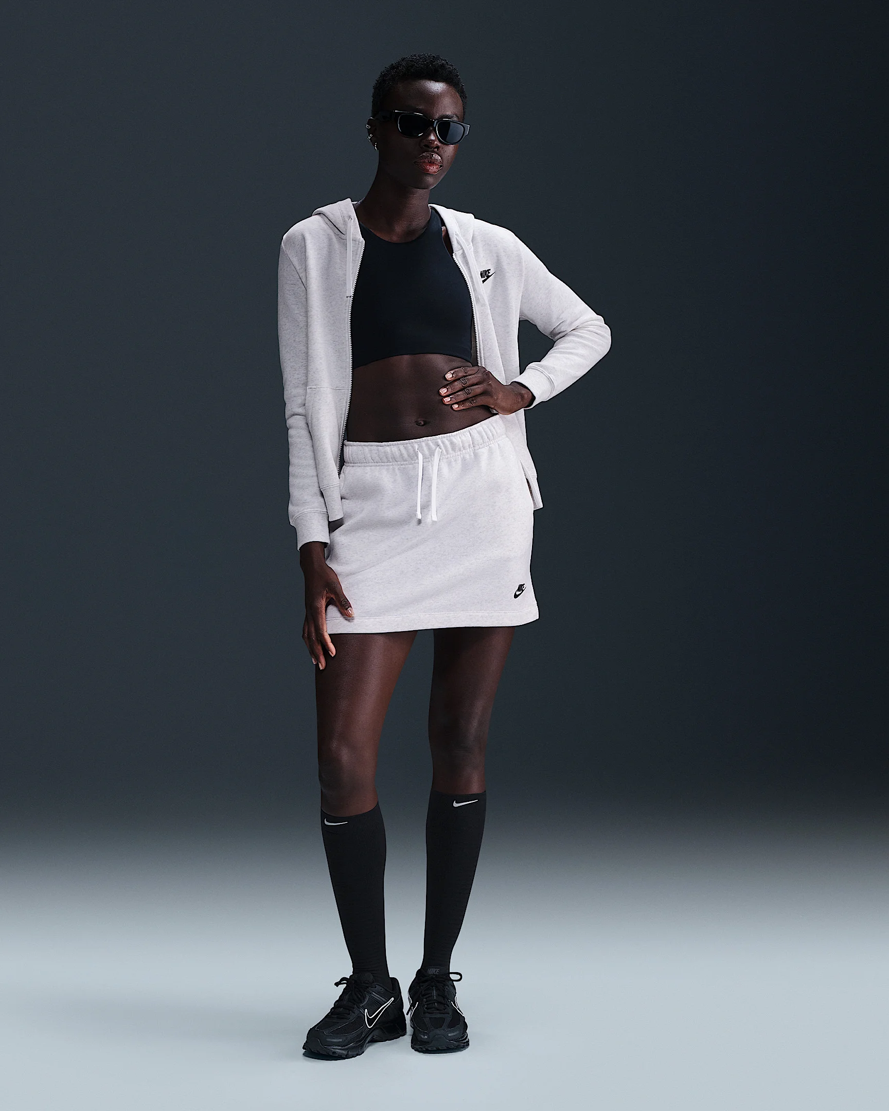 Nike Sportswear Club Fleece Women's Mid-Rise Skirt - 1