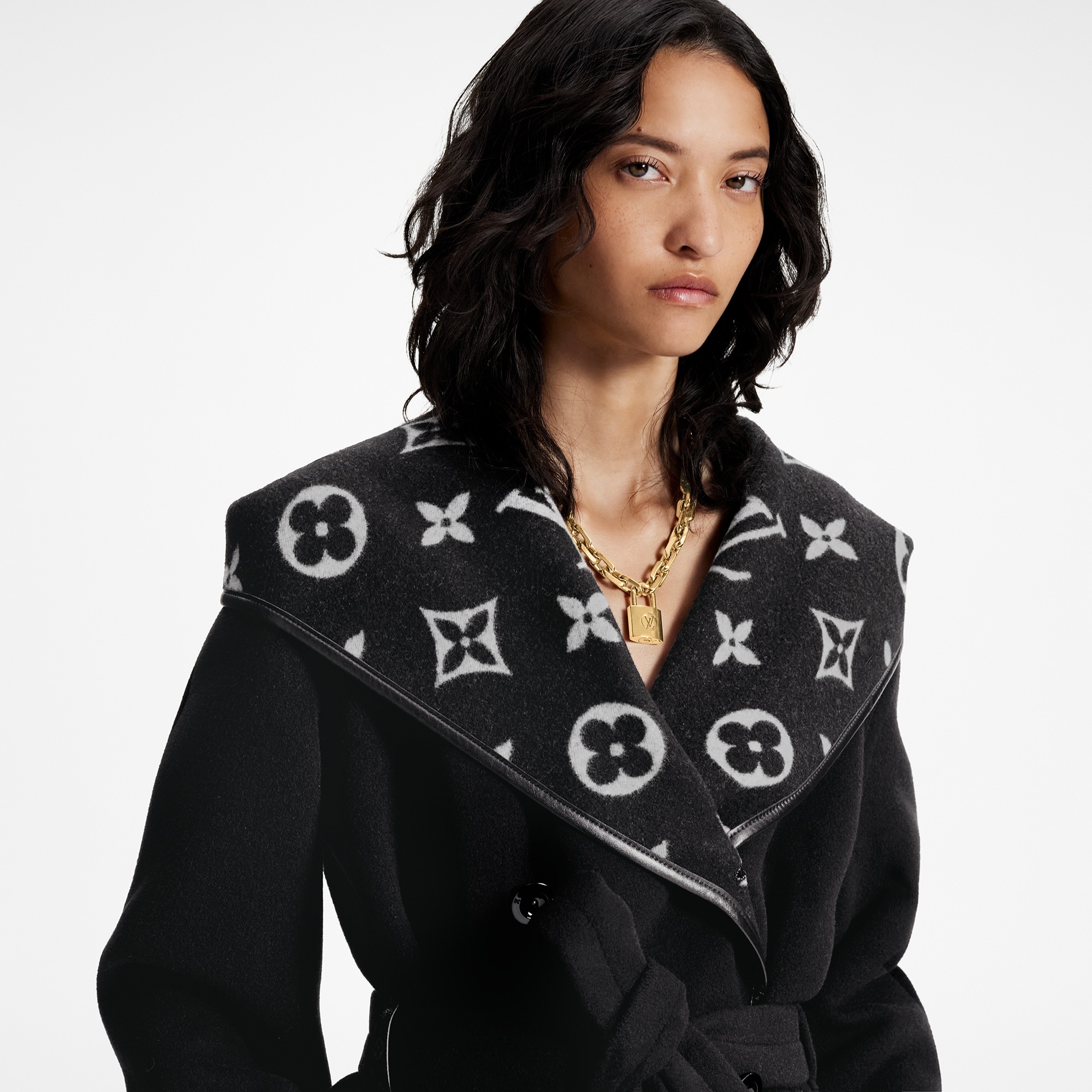 (K03311) 新品 Her lip to Grace Wrap Coat Grace Wrap Coat（ノーカラーコート）｜Her lip to（ハーリップ