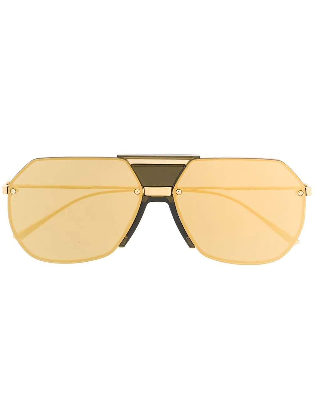 aviator-frame sunglasses - 1