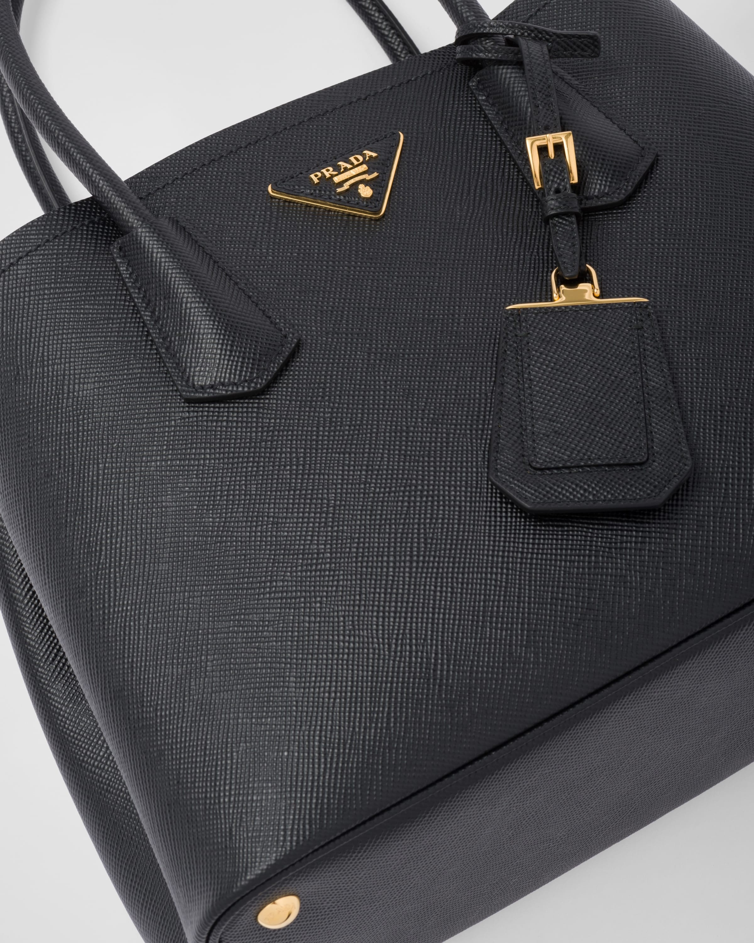 ハンドバッグ Prada Prada Double Small Handbag In Saffiano Leather Prada Double Saffiano Leather Mini Bag | Saks Fifth Avenue