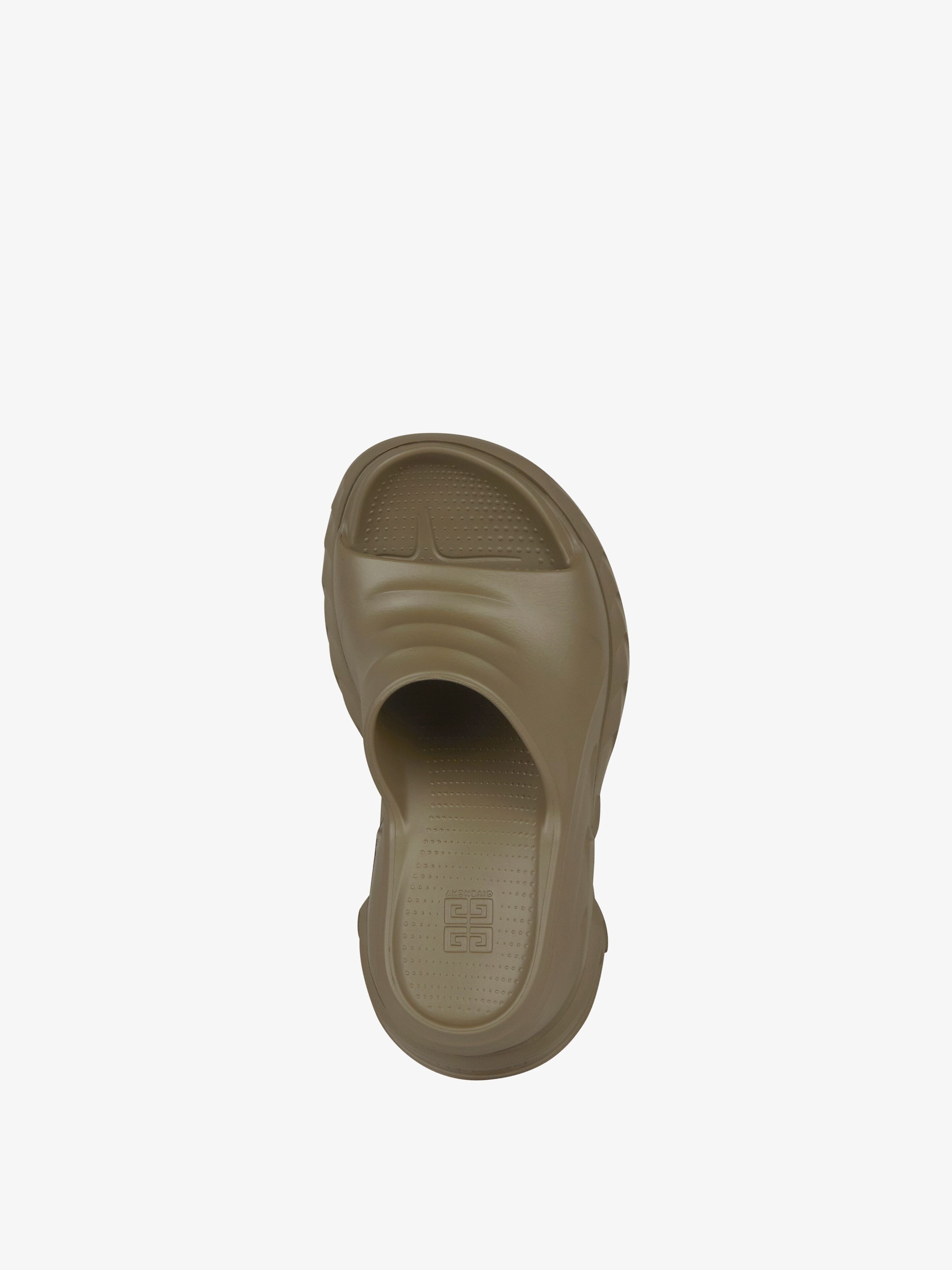 MARSHMALLOW WEDGE SANDALS IN RUBBER - 4
