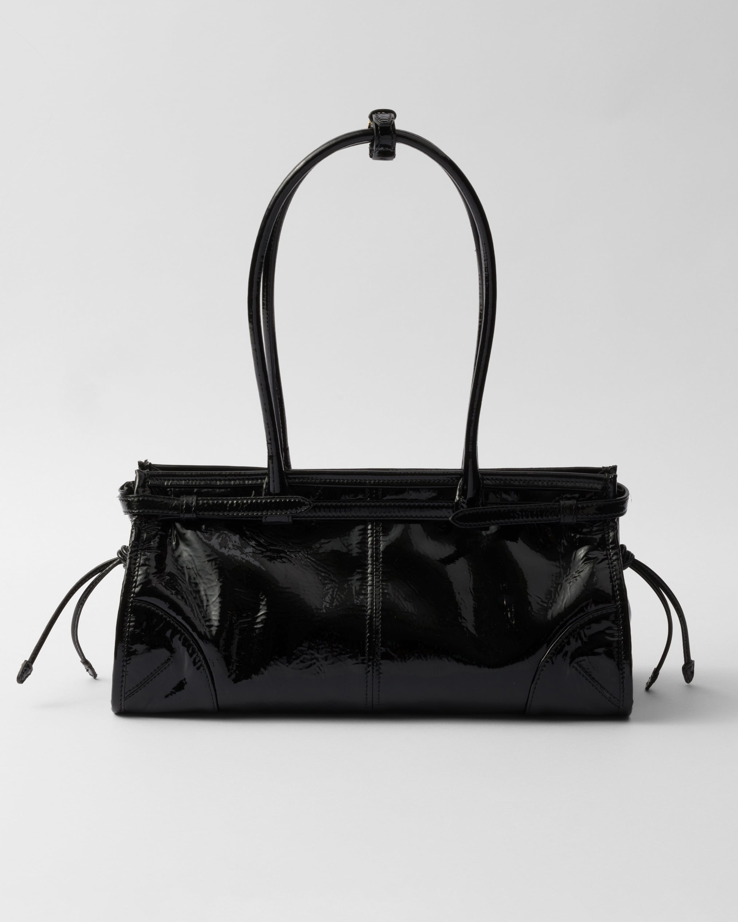 Prada Medium naplak patent leather handbag | REVERSIBLE