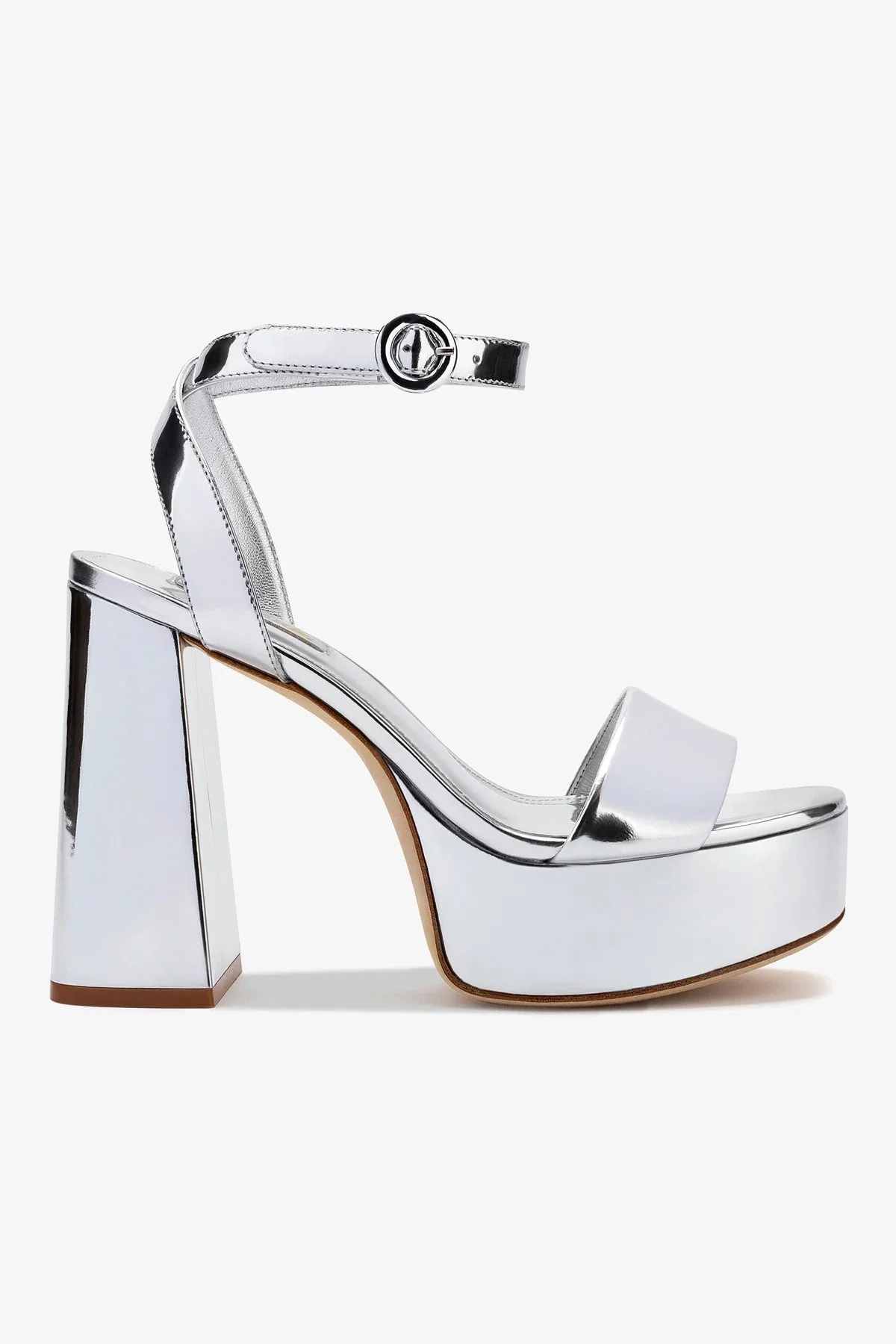 Dolly Sandal In Silver Specchio - 1