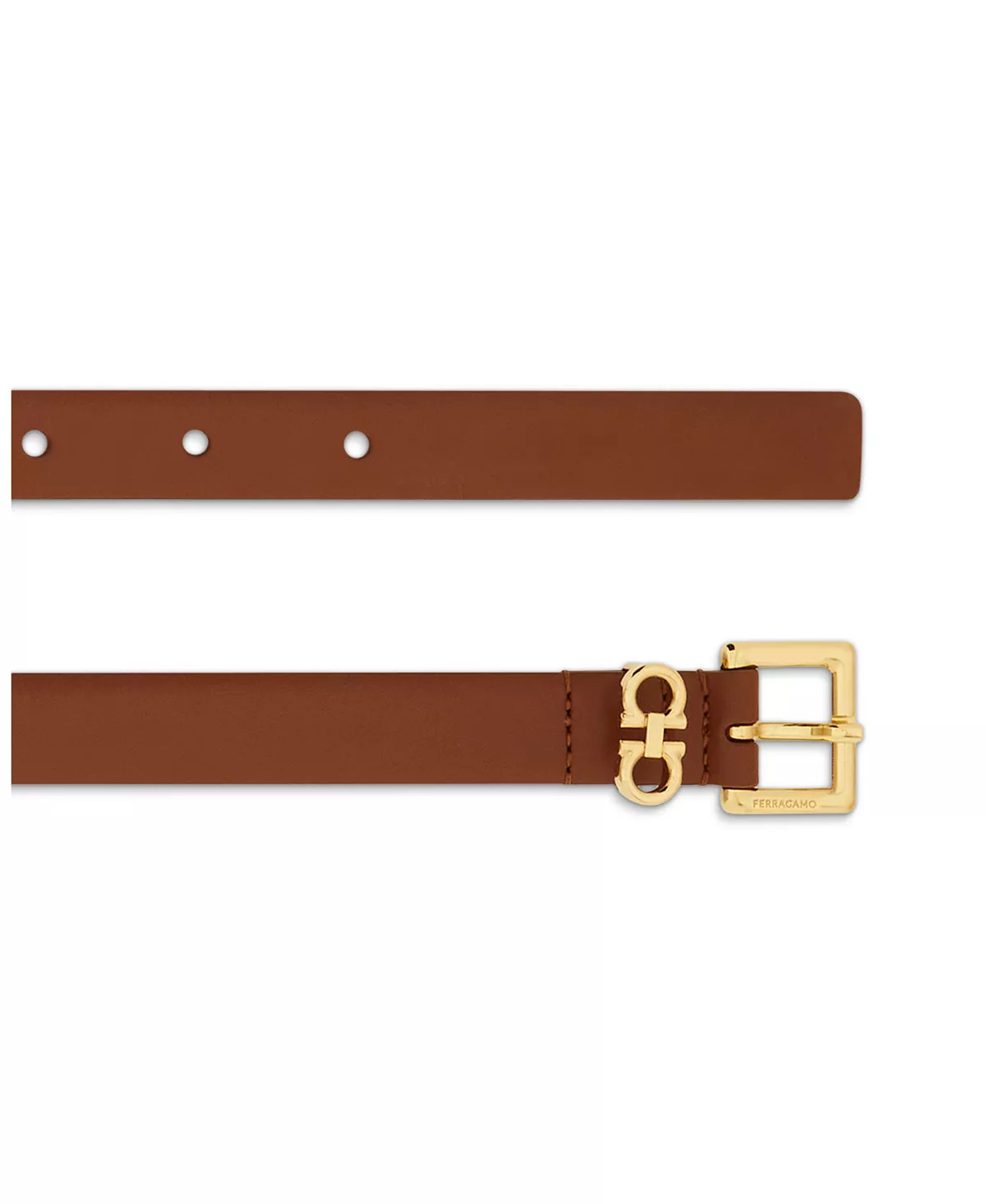 Women's Gancini Leather Belt - 2