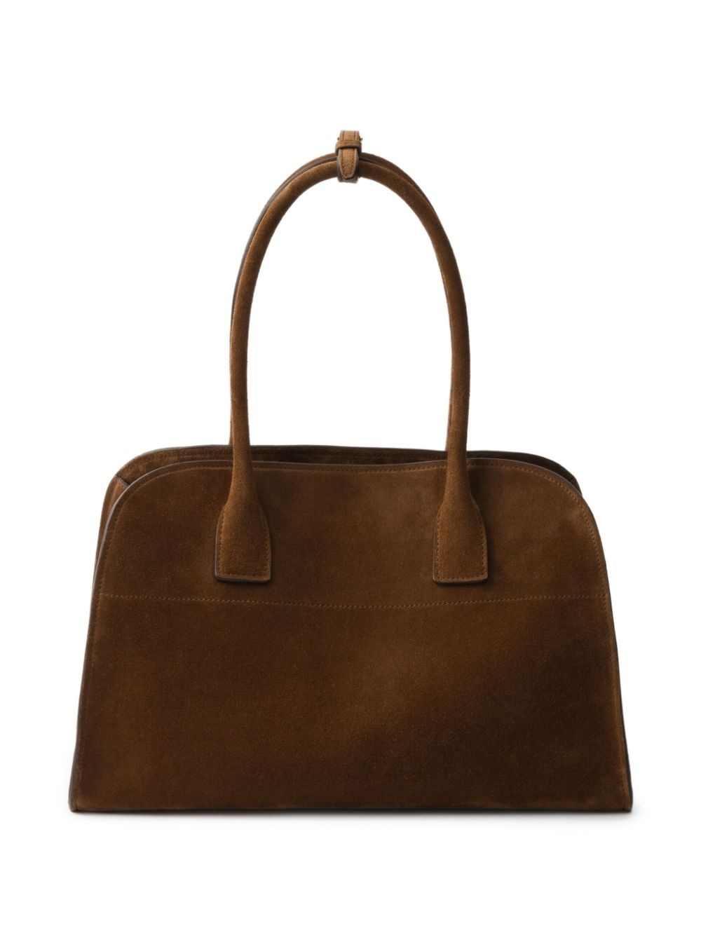 medium suede tote bag - 2