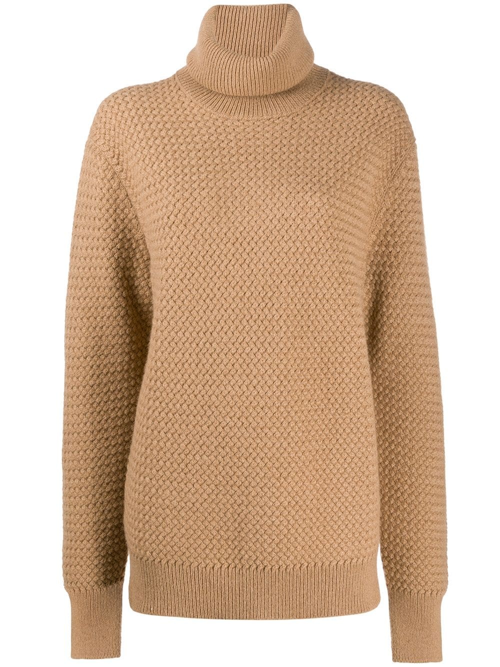 knitted rollneck jumper - 1