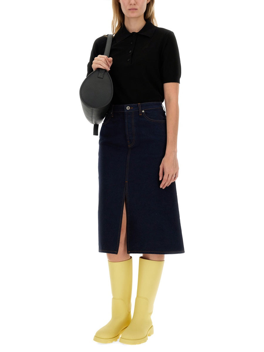 Burberry Women Stretch Cotton Polo Shirt - 2