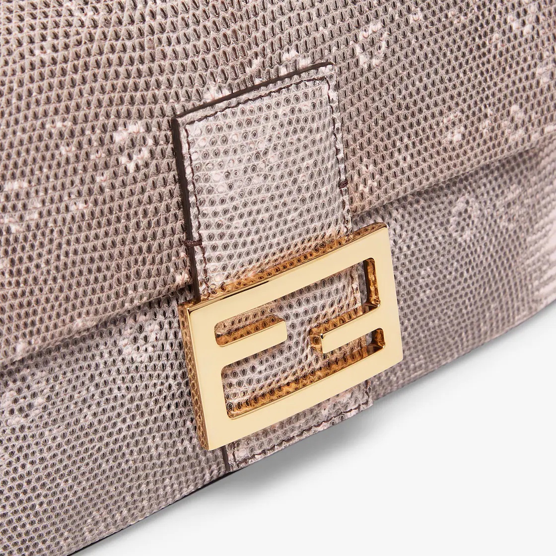 Pink lizard leather Re-Edition bag - 5