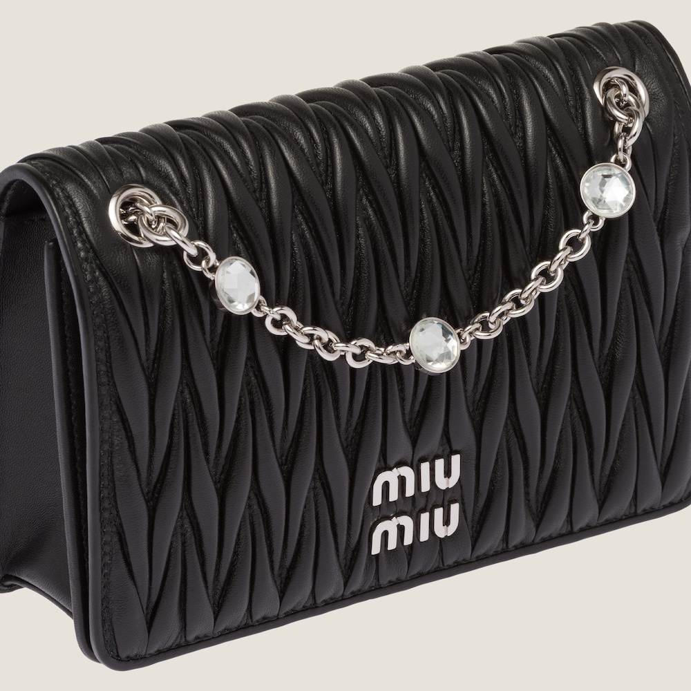 Matelassé nappa leather mini-bag - 6
