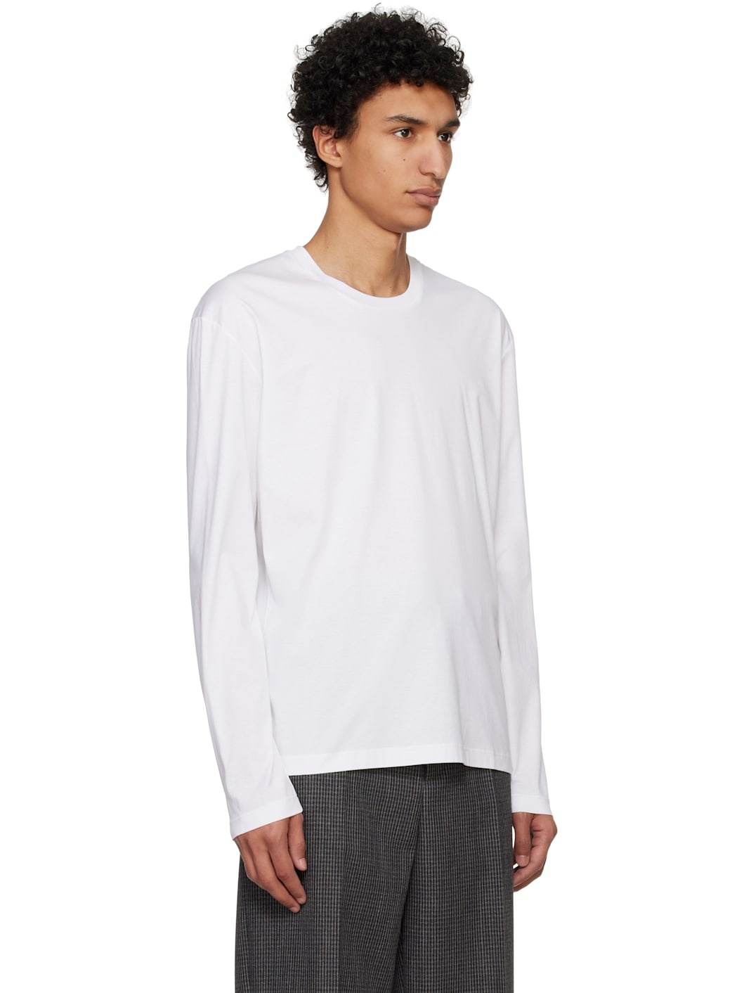 White Logo Flag Long Sleeve T-shirt - 2