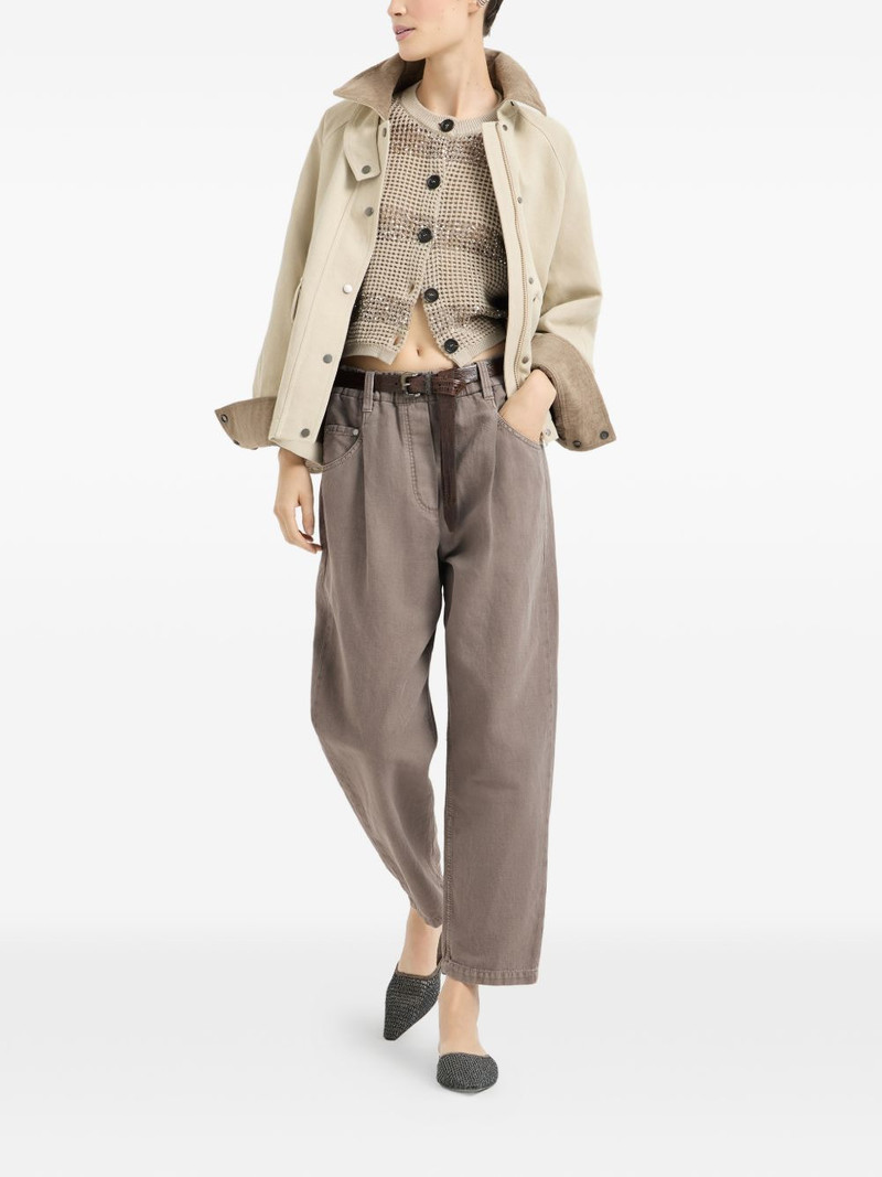 Brunello Cucinelli five-pocket trousers outlook