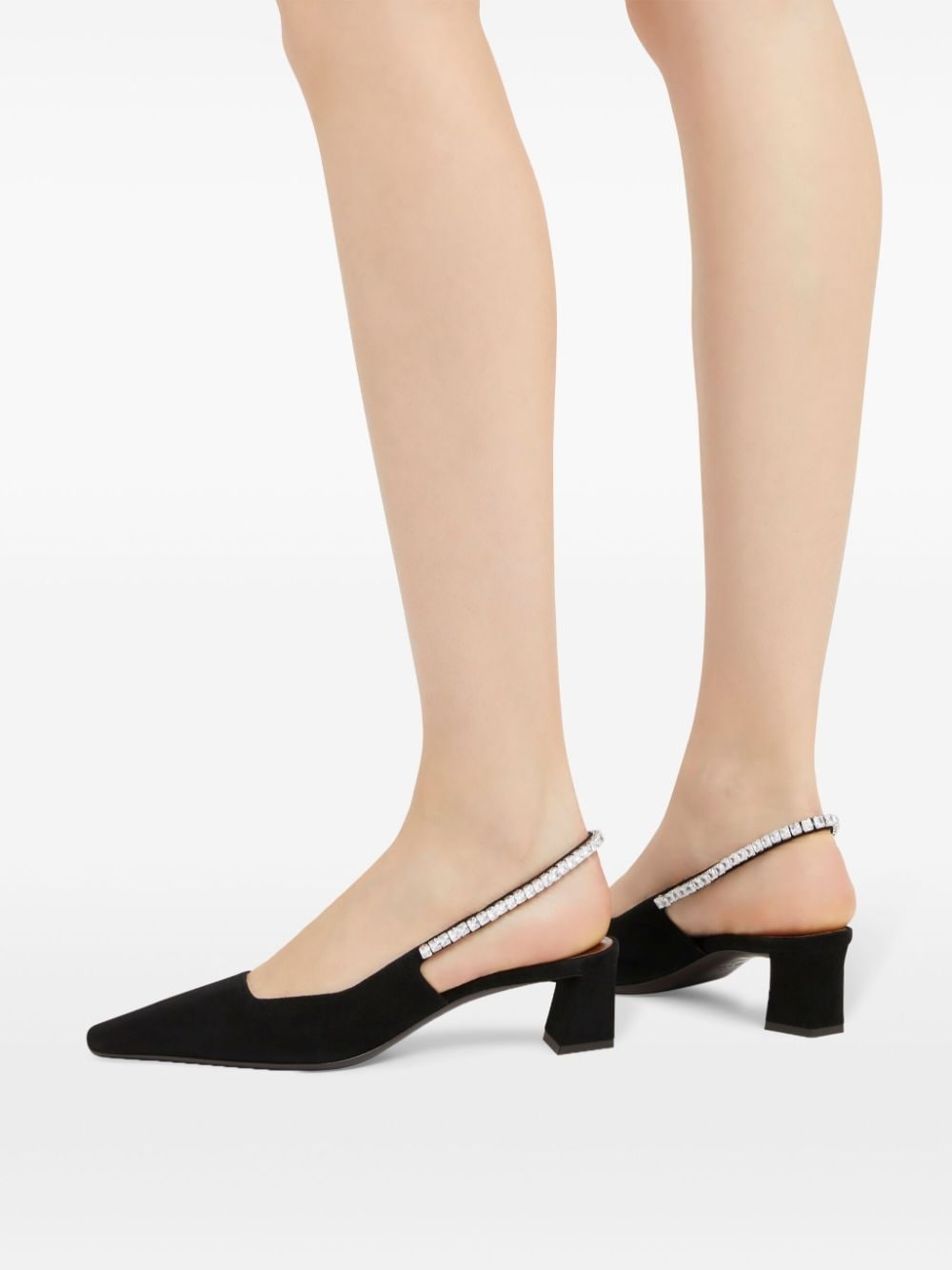 Brendha Crystal slingback pumps - 4