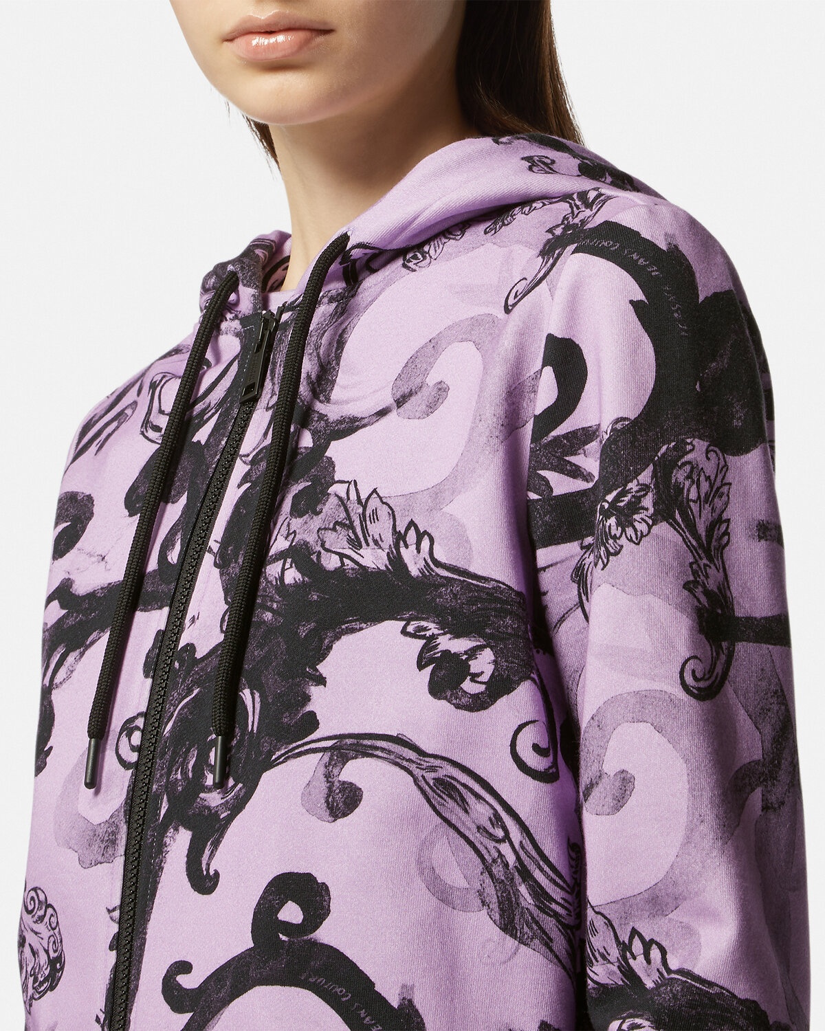 Watercolour Couture Zip Hoodie - 3