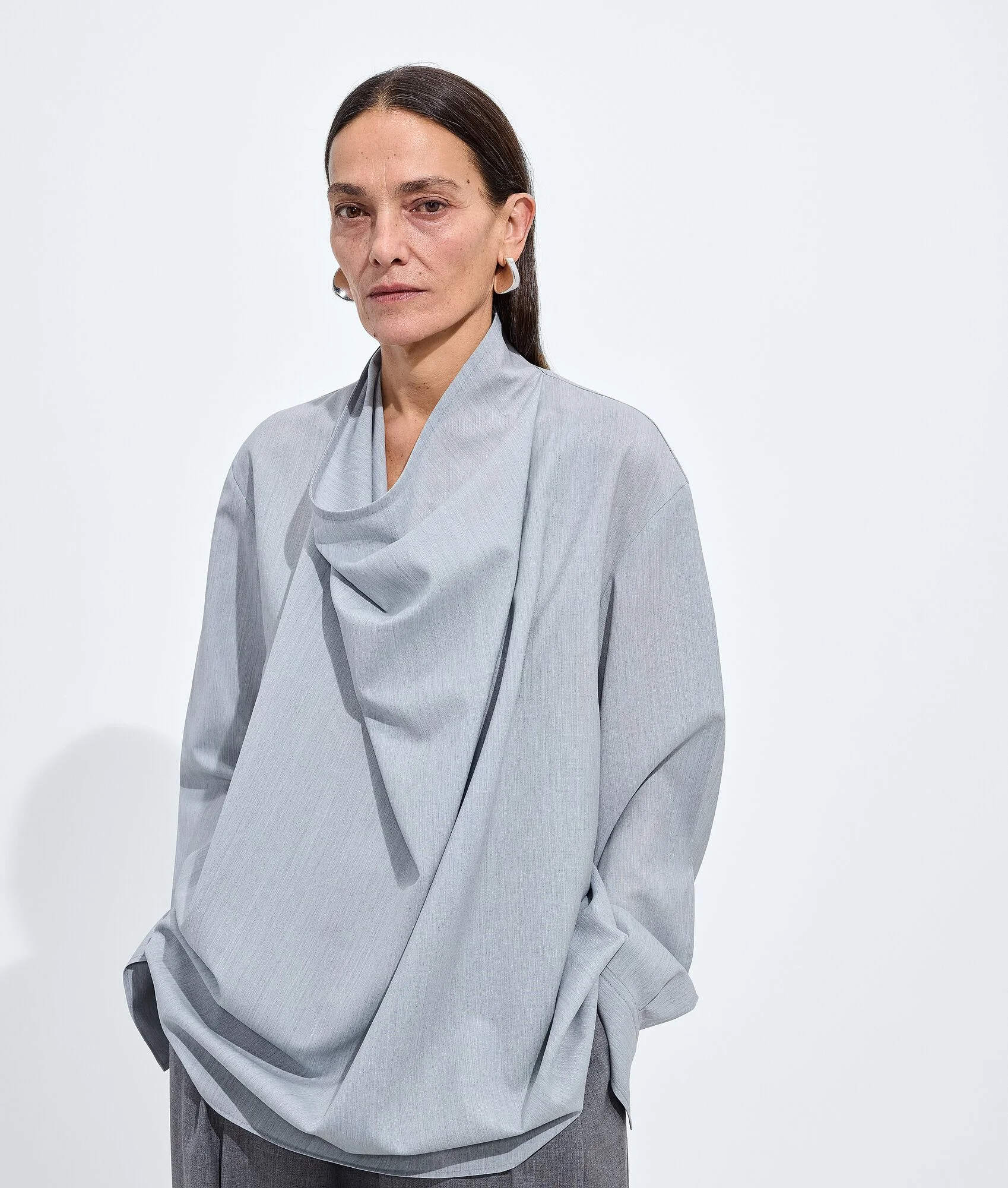Light Wool Toile Blouse - 1