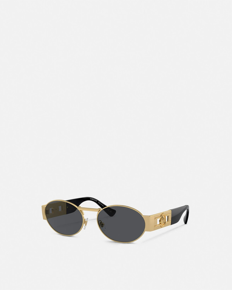 Medusa Deco Oval Sunglasses - 1