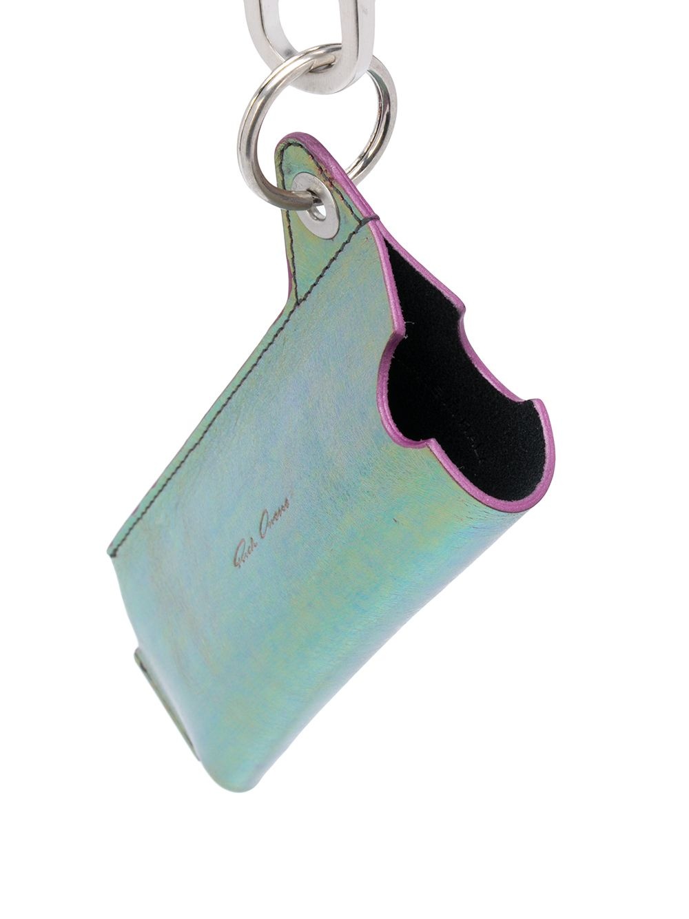 iridescent pouch keyring - 2